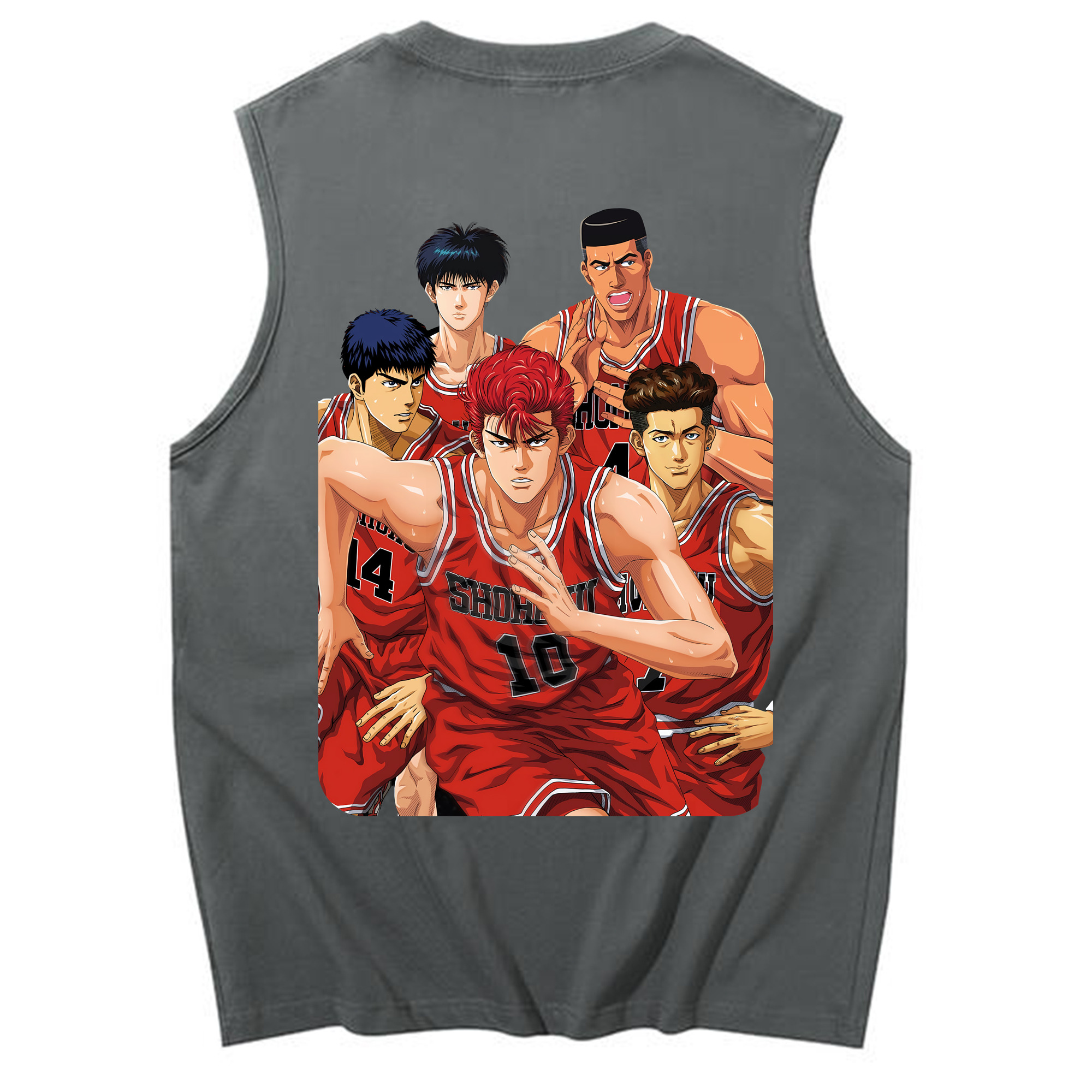 （画像用） SLAM DUNK／スラムダンク コットン100％タンクトップ（背面プリント）